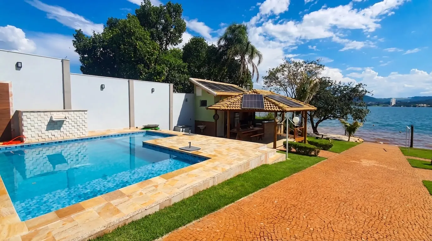 Piscina e Quiosque