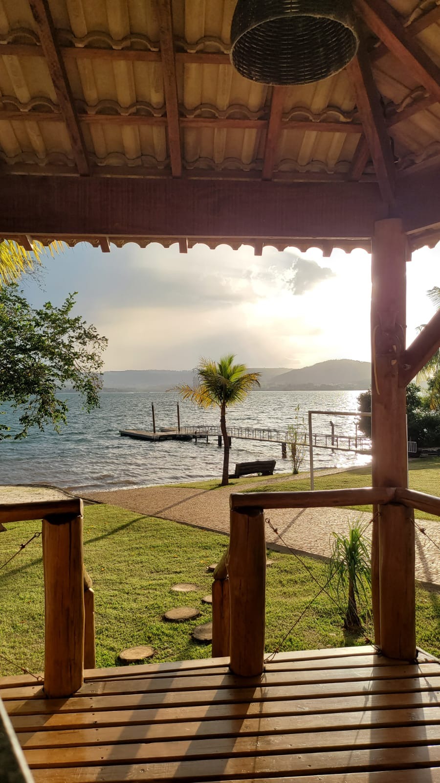 Vista do quiosque