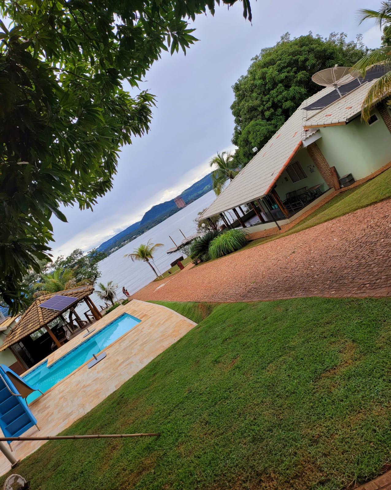 Vista da entrada